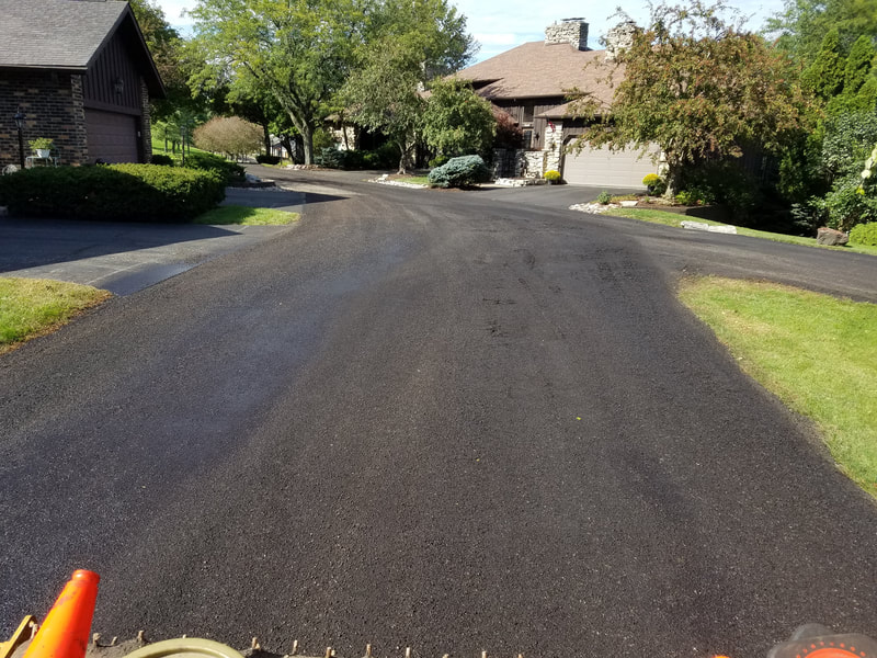 Treated road surface